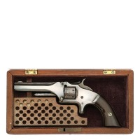 Cased Smith & Wesson No. 1 Second Issue Revolver