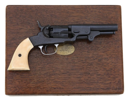 Cased Bacon Manufacturing Co. Percussion Pocket Revolver