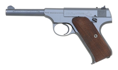 Excellent Pre-War First Series Colt Woodsman Sport Semi-Auto Pistol with Original Box