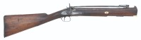 Unmarked British Percussion Blunderbuss with Snap Bayonet