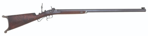 Unmarked New York Half Stock Percussion Sporting Rifle