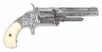 New York Engraved Smith & Wesson No. 1 1/2 Second Issue Revolver