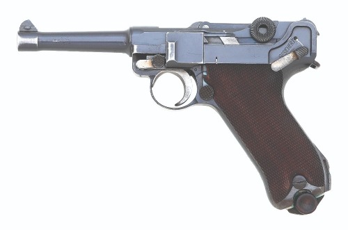Scarce German BKIW-Mauser Transitional Police Luger Pistol