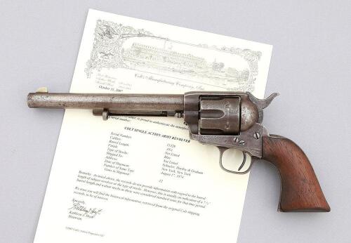 First Year Production Colt Single Action Army Revolver