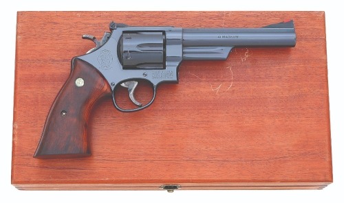 Cased Smith & Wesson Model 57 Double Action Revolver