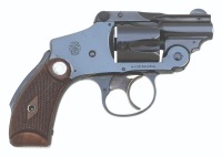 Interesting Smith & Wesson 38 Safety Hammerless Revolver