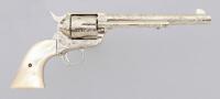 Factory Engraved Colt Third Generation Single Action Army Revolver