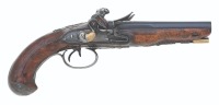 French Flintlock Double Pistol by Lepage