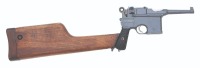 Fine Mauser C96 Bolo Semi-Auto Pistol with Stock
