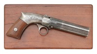 Cased Robbins & Lawrence Percussion Pepperbox