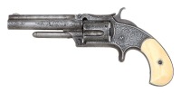 Engraved Smith & Wesson No. 1 1/2 Second Issue Revolver