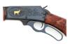 John Adams Engraved Marlin Model 1895G Lever Action Short Rifle - 3