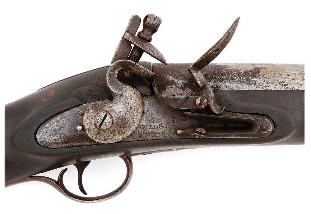 Large Fowler British Flintlock Long Fowler by Wilson