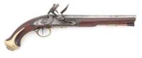 British Flintlock Holster Pistol by D. Egg of London