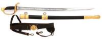 Very Fine U.S. Model 1850 Foot Officer's Sword by Ames with Belt