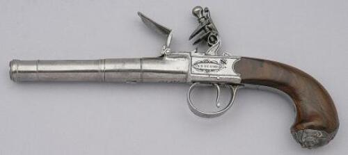 British Center Hammer Screw Barrel Flintlock Pistol by Verncombe