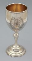 Silver 1910 National Shooting Bund New Jersey Schuetzenfest Trophy Cup