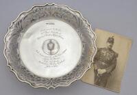 Very Rare 1903 International Palma Match Commemorative Silver Tray