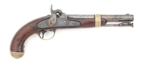 U.S. Model 1842 Single Shot Percussion Pistol by H. Aston & Co.