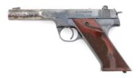 High Standard Model H-E Semi-Auto Target Pistol