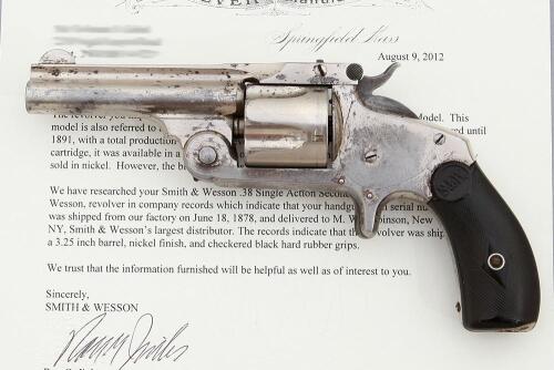 Smith & Wesson .38 Single Action Second Model Revolver