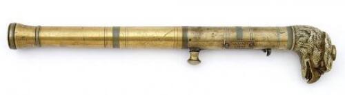 Rare and Very Fine Day's Patent Eagle Head Percussion Truncheon Gun