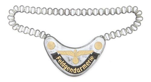 WWII German Feldgendarmerie Gorget