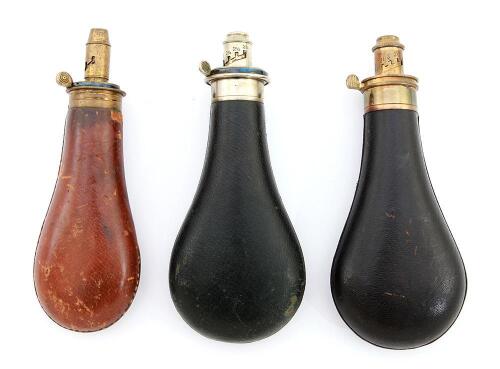 Leather-Bound Powder Flasks