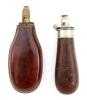 Leather-Covered Powder Flasks