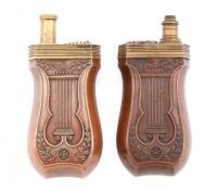 Lyre Powder Flasks