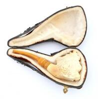 Vintage Meerschaum Laughing Dionysus Tobacco Pipe