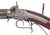 Wonderful Engraved American Three Barrel Percussion Combination Gun by Morgan James of Utica, New York - 6