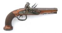 Lovely Belgian Double Barrel Flintlock Pistol by Antoine Ronge