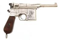 German C96 Red Nine Semi-Auto Pistol by Mauser Oberndorf
