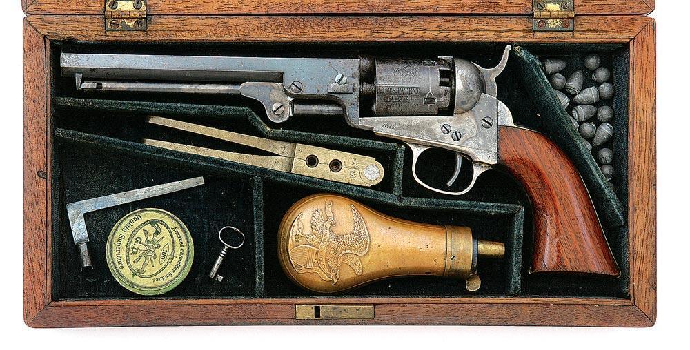 Cased Colt Model 1849 Pocket Revolver Identified To James W. Carr