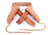 Lovely Mexican Double Loop Holster Rig by Tex Shoemaker & Sons