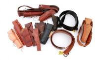 Western Gun Leather Lot