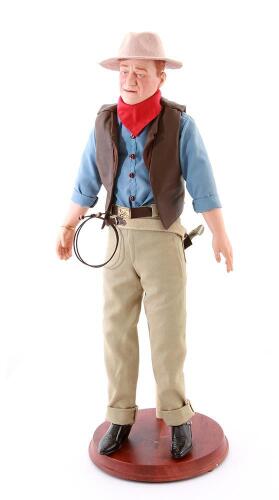 John Wayne 21” Porcelain Doll by Franklin Heirloom Dolls