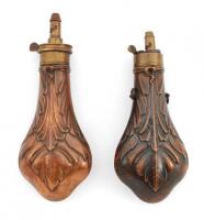 Oak Leaf Powder Flasks