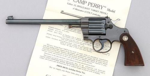 Colt Camp Perry Single Shot Pistol