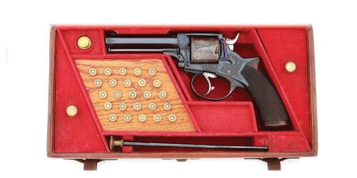 Very Fine Cased Tranter Patent Revolver by Purdey Identified to Lt. Col. Archibald Campbell, 1st Baron Blythswood