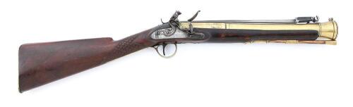 Fine British Brass Barrel Flintlock Blunderbuss by Underhill & Son