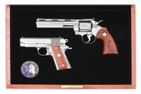 Beautiful Colt Double Diamond 150Th Anniversary Matched Two Gun Set