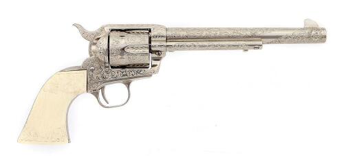 Colt Factory Engraved Third Generation Single Action Army Revolver