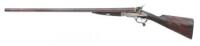 Charles Wm. Lancaster Large Bore Under Lever Double Hammer Shotgun