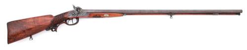 Ornate German Percussion Double Shotgun by Greger