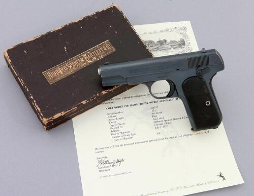 Colt Model 1903 Pocket Hammerless Semi-Auto Pistol