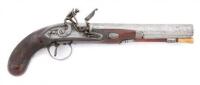 British Flintlock Dueling Pistol by Weston