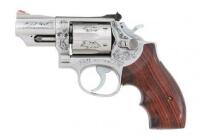 Engraved Smith & Wesson Model 66-1 Combat Magnum Revolver