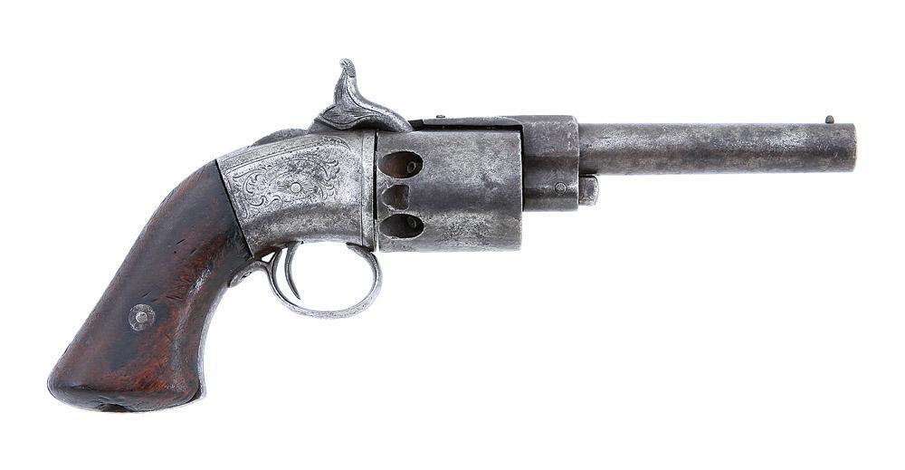 Rare Springfield Arms Co. Warner Patent Belt Model Percussion Revolver